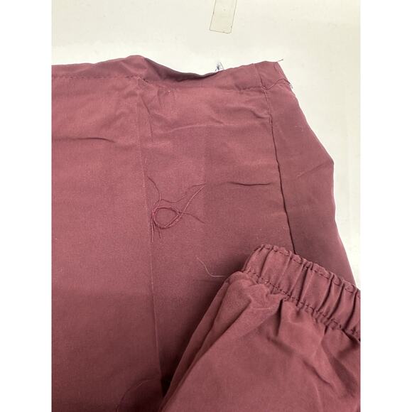 The Paragon Womens Two Piece Pant Set Size XL Maroon Jacket Pants Trackset - Picture 13 of 16